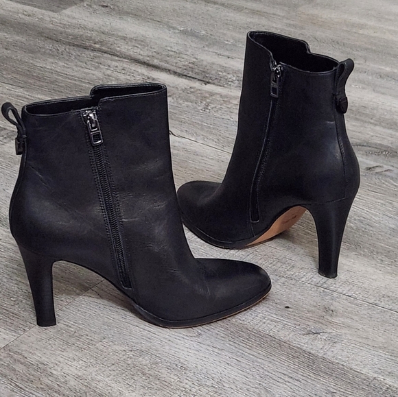 Coach Black Ankle Boots - Picture 6 of 13